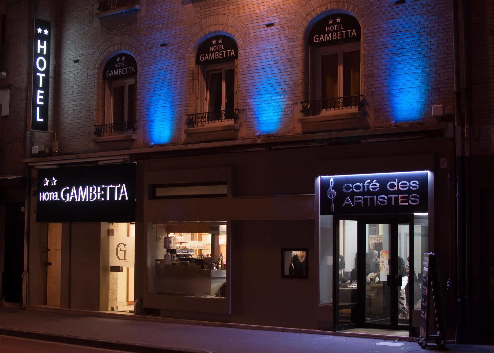 Hôtel Gambetta - Café Des Artistes Reims Exterior foto